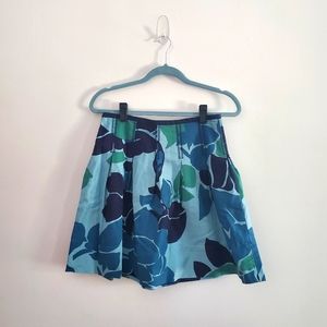 GAP Blue & Green Midi Skirt
